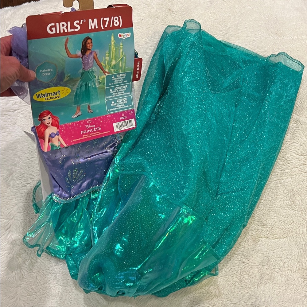 Disney Princess Ariel Costume medium 7/8 - Picture 3 of 6